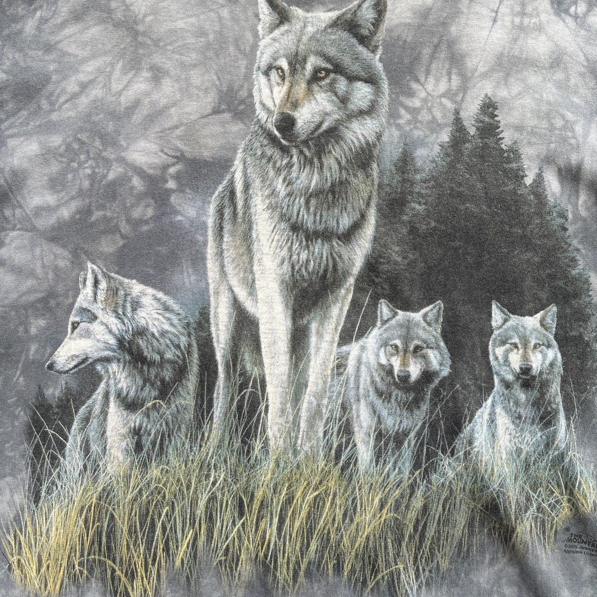 The Mountain Vintage The Mountain Jeremy Paul Overprint Fox TShirt Size US XL / EU 56 / 4 - 15 Thumbnail