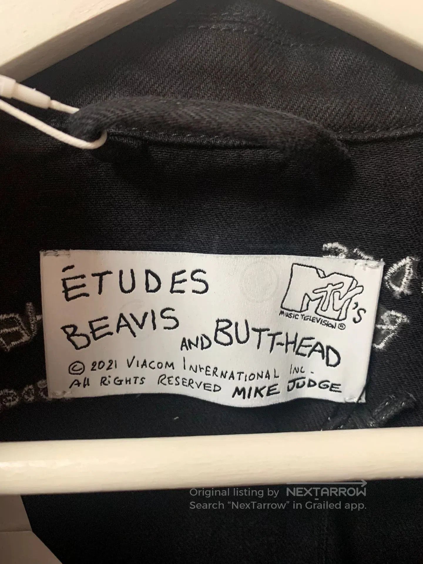 Etudes Etudes Beavis and Butthead Embroidered Denim Jacket. Size US M / EU 48-50 / 2 - 5 Thumbnail