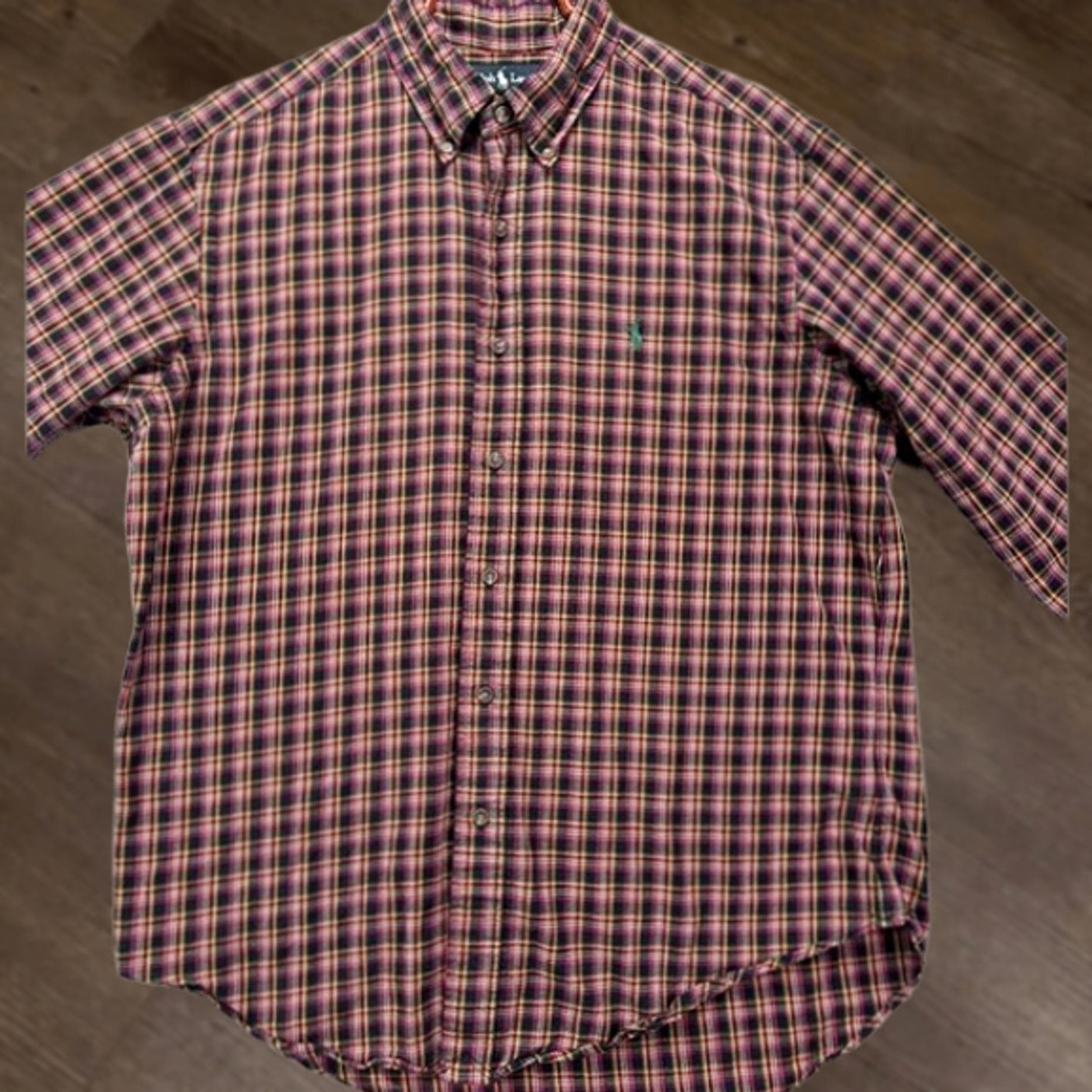 Ralph Lauren Ralph Lauren Shirt Adult Large Black Multi Tartan Plaid Classic Button Down Mens Size US L / EU 52-54 / 3 - 1 Thumbnail