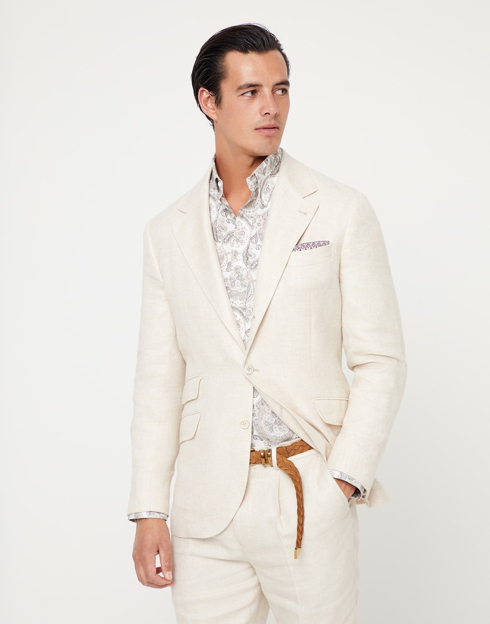 Suit in Light Beige