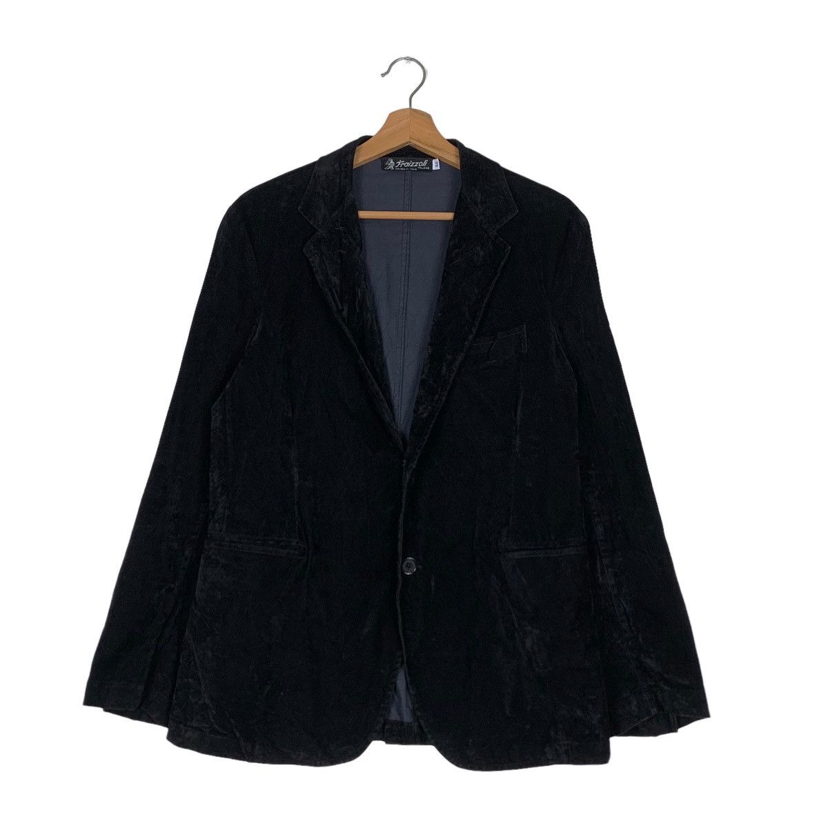 Japanese Brand FRAIZZOLI Milano Velvet Blazer Suit Jacket #0870-C39 Size US M / EU 48-50 / 2 - 1 Thumbnail