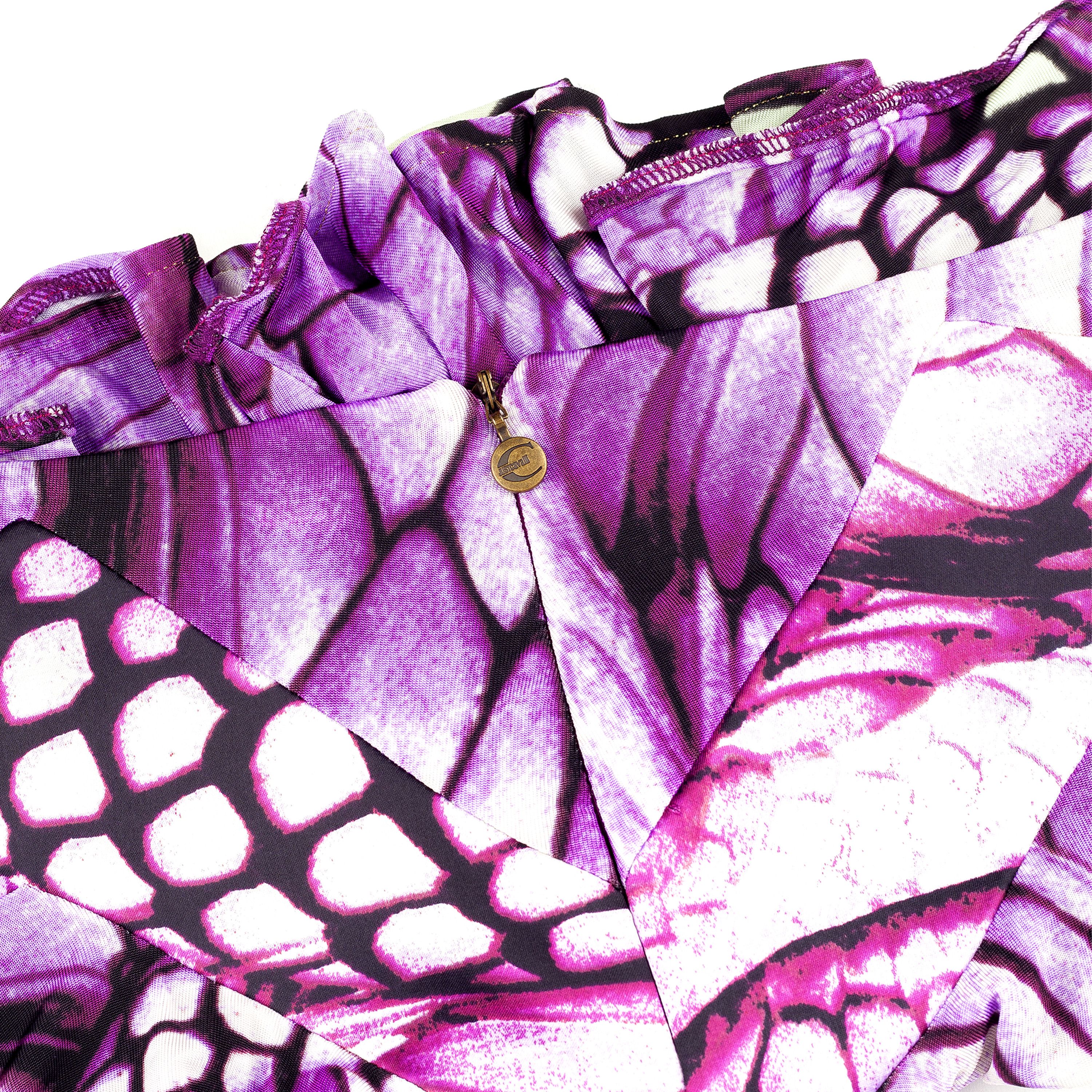Just Cavalli Just Cavalli Vintage Purple Top and Skirt Set (XS-M) Size 27" / US 4 / IT 40 - 5 Thumbnail