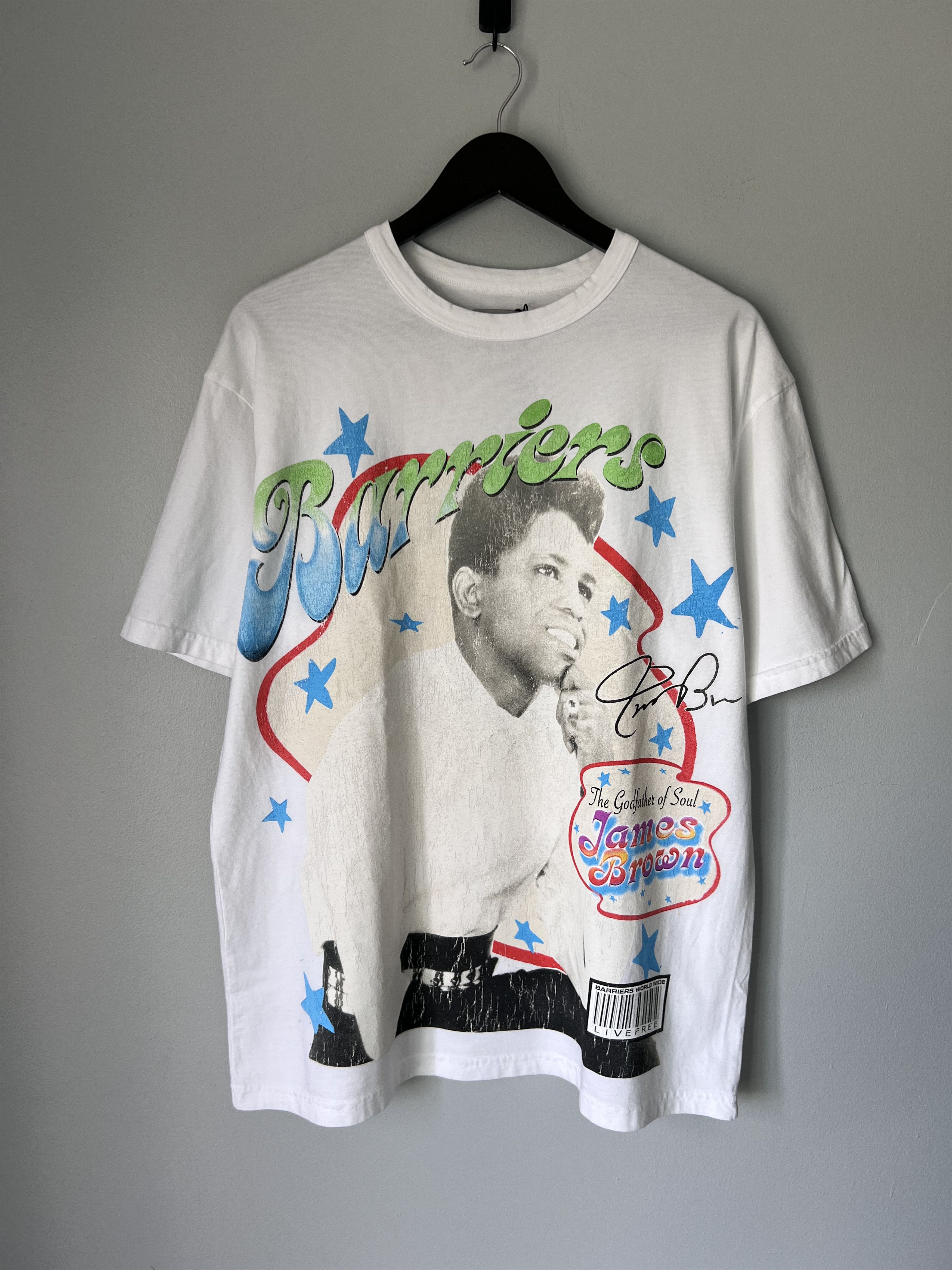 Barriers Barriers James Brown Ponder Tee in White Size US M / EU 48-50 / 2 - 1 Thumbnail