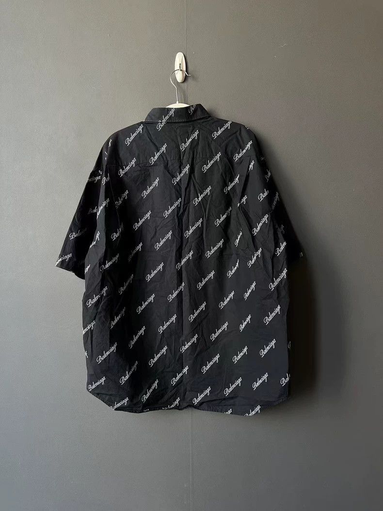 Balenciaga Balenciaga Logo Short Sleeve Shirt-2506 Size XL / US 12-14 / IT 48-50 - 2 Thumbnail