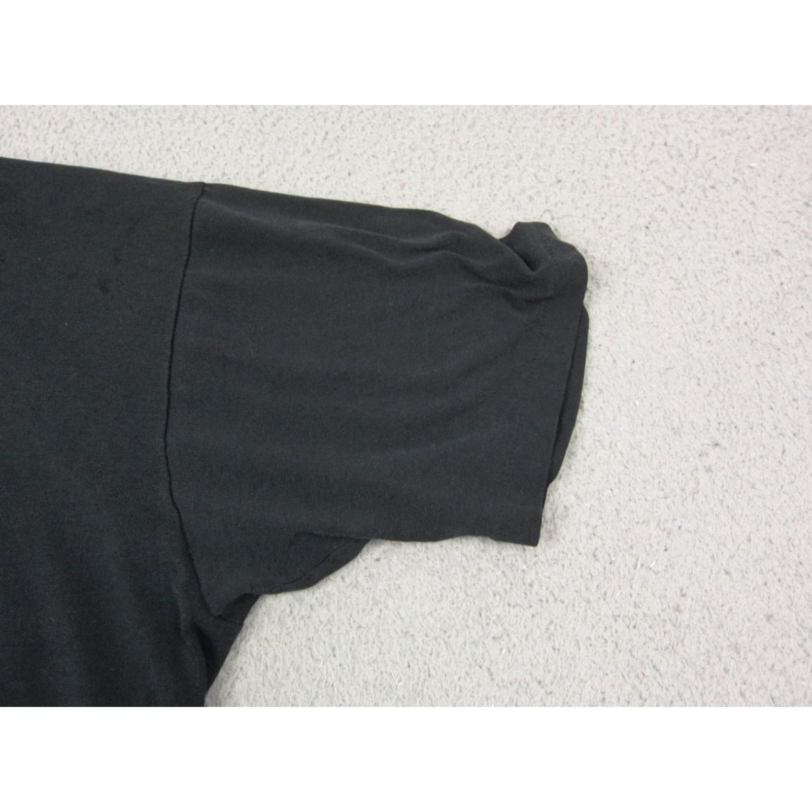 Jerzees VINTAGE Jerzees Shirt XL Mens Black 90s USA Crew Neck Short Sleeve T-Shirt Size US XL / EU 56 / 4 - 6 Thumbnail