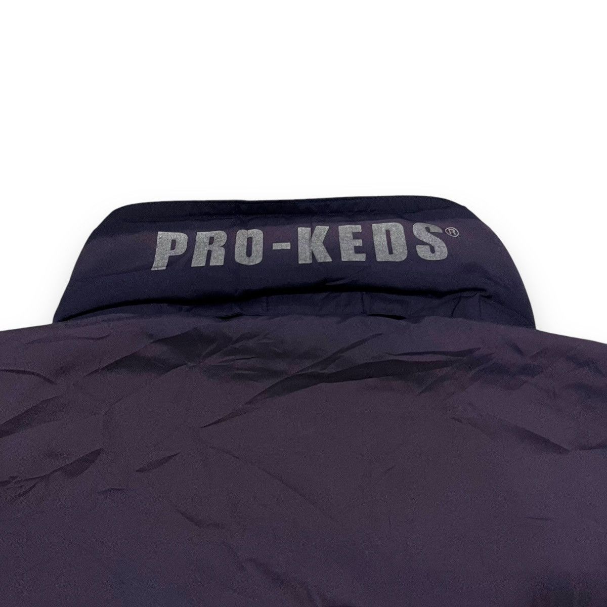 Pro-Keds × Vintage PRO-KEDS Hidden Hoodie Logo Spellout Bomber Jacket Size US L / EU 52-54 / 3 - 10 Thumbnail