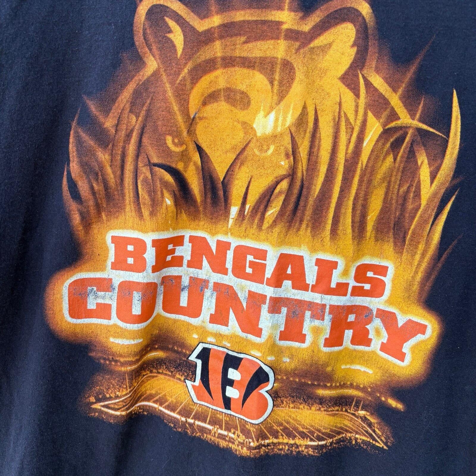 NFL Vintage Cincinnati Bengals T-shirt Size US L / EU 52-54 / 3 - 2 Thumbnail