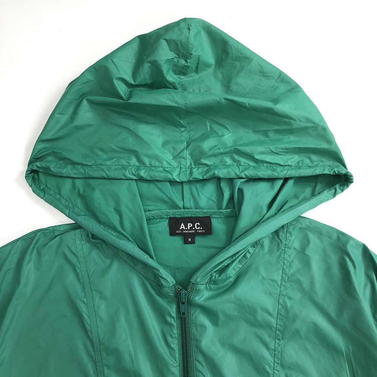 A.P.C. × Designer A.P.C Paris Packable Parachute Light Anorak Jacket Size US M / EU 48-50 / 2 - 6 Thumbnail