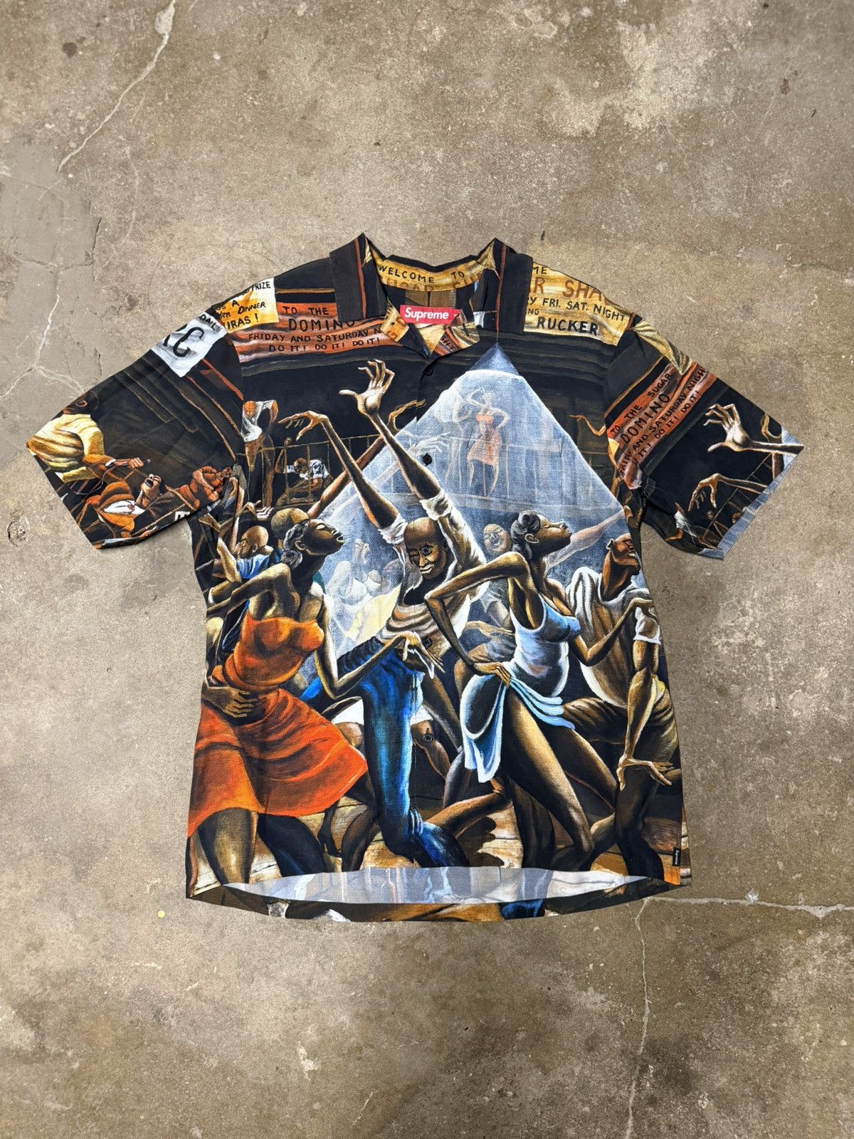 Supreme Supreme Ernie Barnes Button Up Shirt Black Multicolor Size US M / EU 48-50 / 2 - 1 Thumbnail