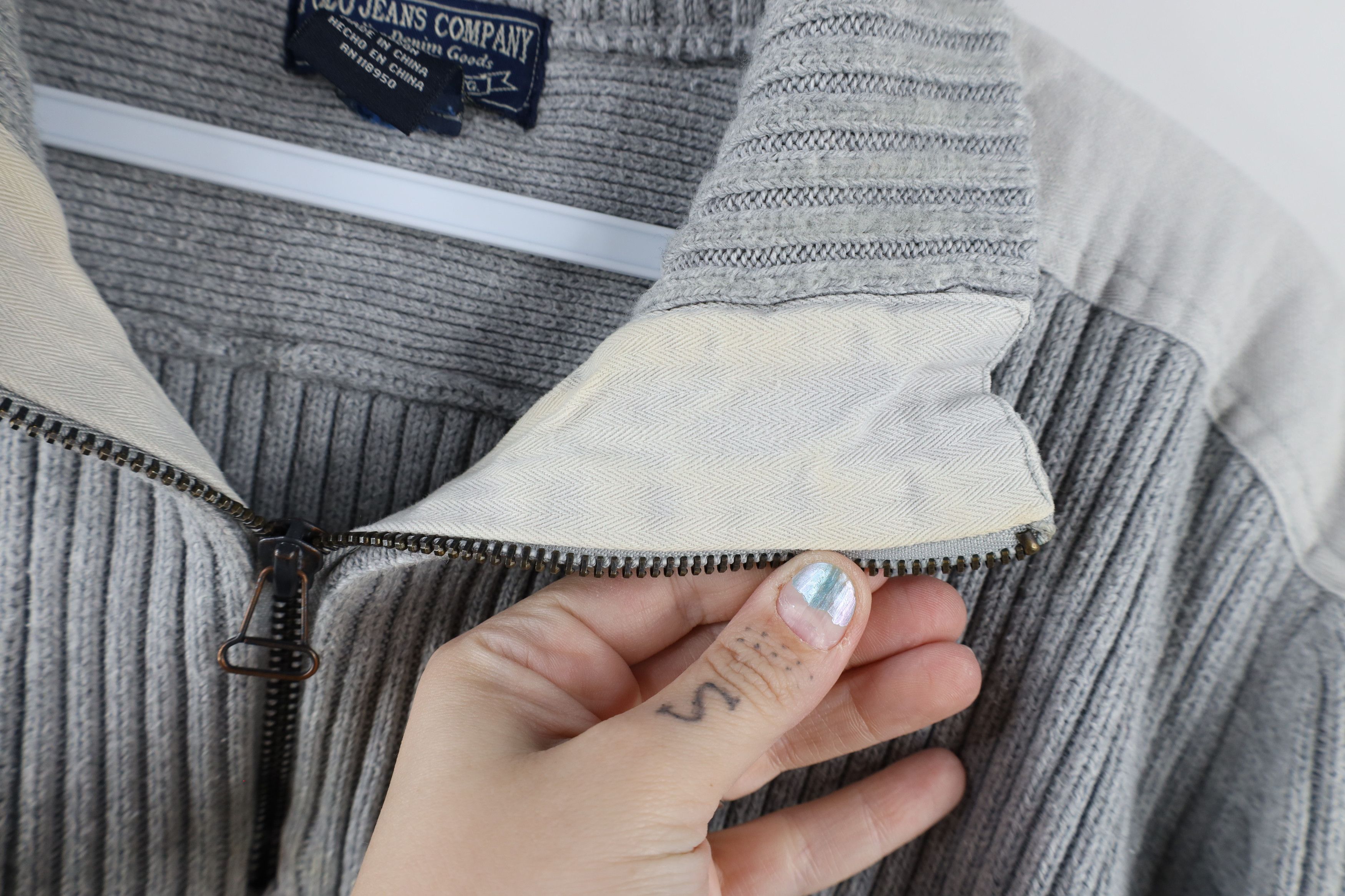 Polo Ralph Lauren Vintage 90s Ralph Lauren Knit Commando Half Zip Sweater Size US XL / EU 56 / 4 - 8 Thumbnail