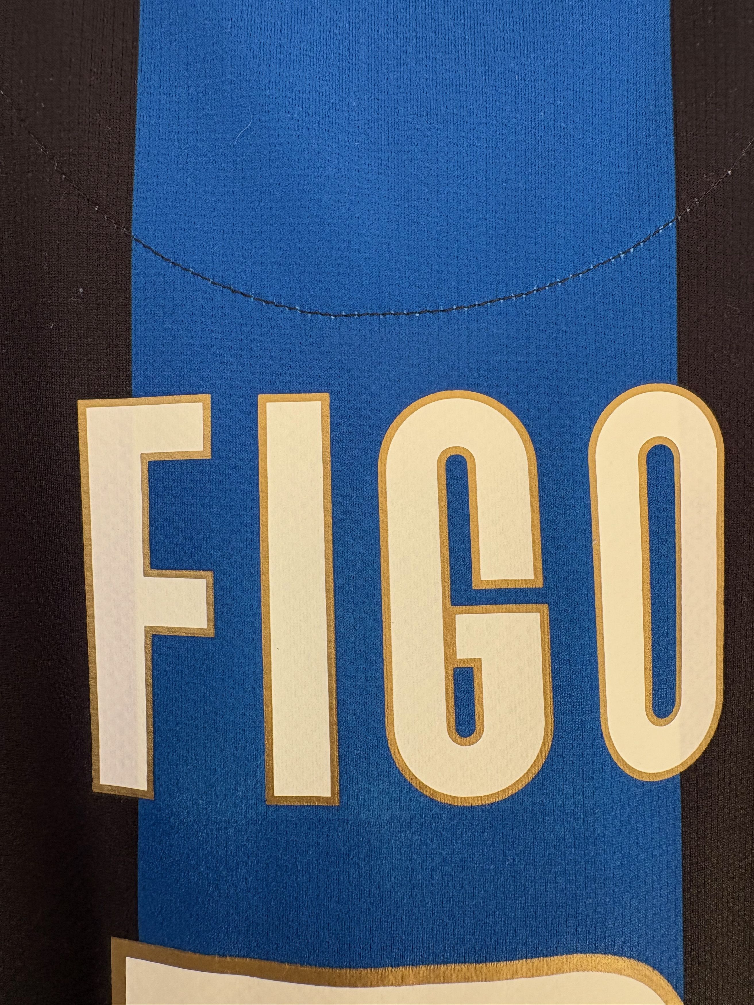 Nike Inter Milan 2008/09 Home Jersey - Figo #7 - Nike Fit Size US M / EU 48-50 / 2 - 14 Thumbnail