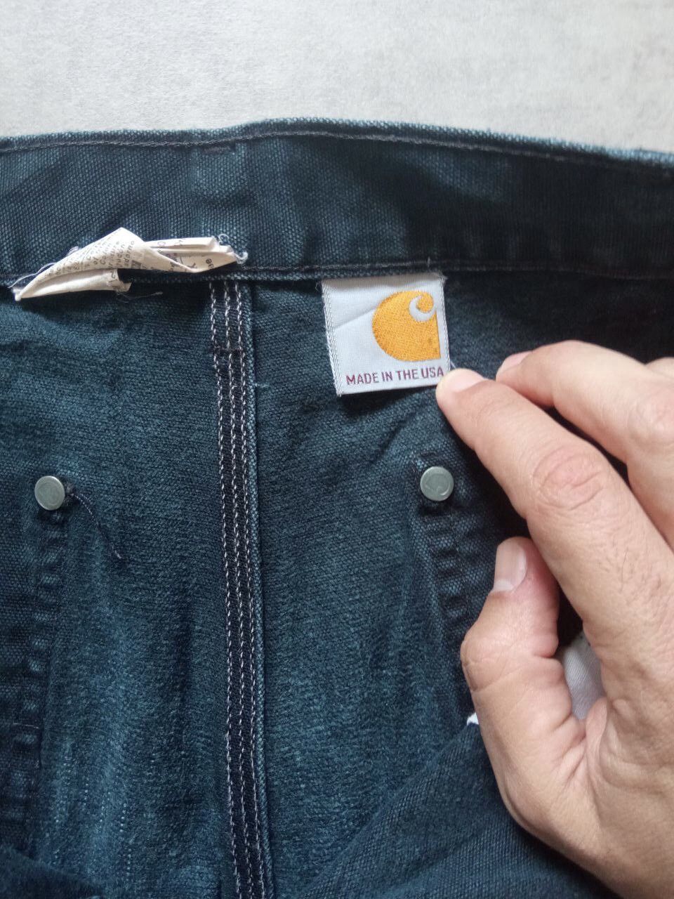 Carhartt Crazy Vintage Carhartt Double Knee Pants Faded Distressed Size US 32 / EU 48 - 8 Thumbnail