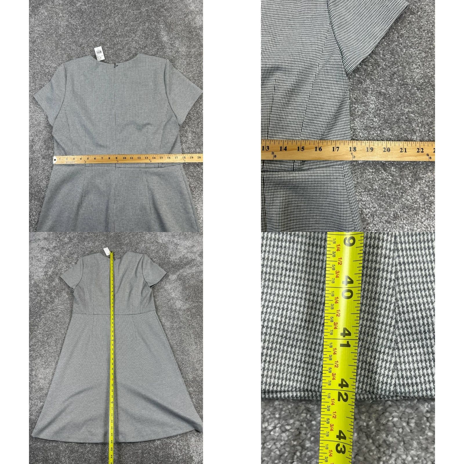 Ann Taylor Ann Taylor Dress Womens 14 Gray Blouson New Size XL / US 12-14 / IT 48-50 - 8 Thumbnail