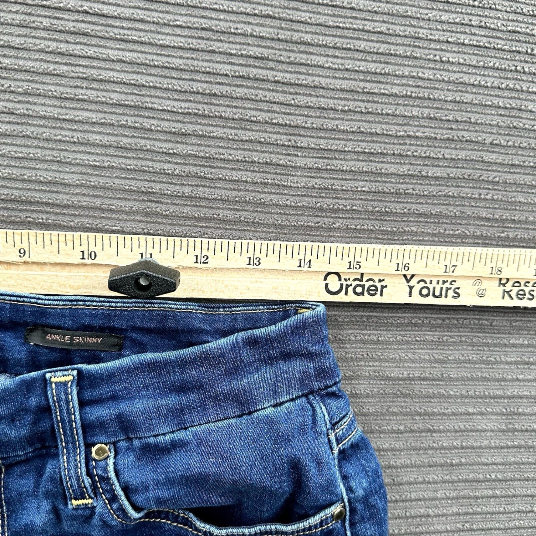 7 For All Mankind 7 For All Mankind Jeans Women 6 Denim Ankle Skinny High Rise Blue Slim Pattern Solid City College Preppy Womens Size 28" / US 6 / IT 42 - 7 Thumbnail