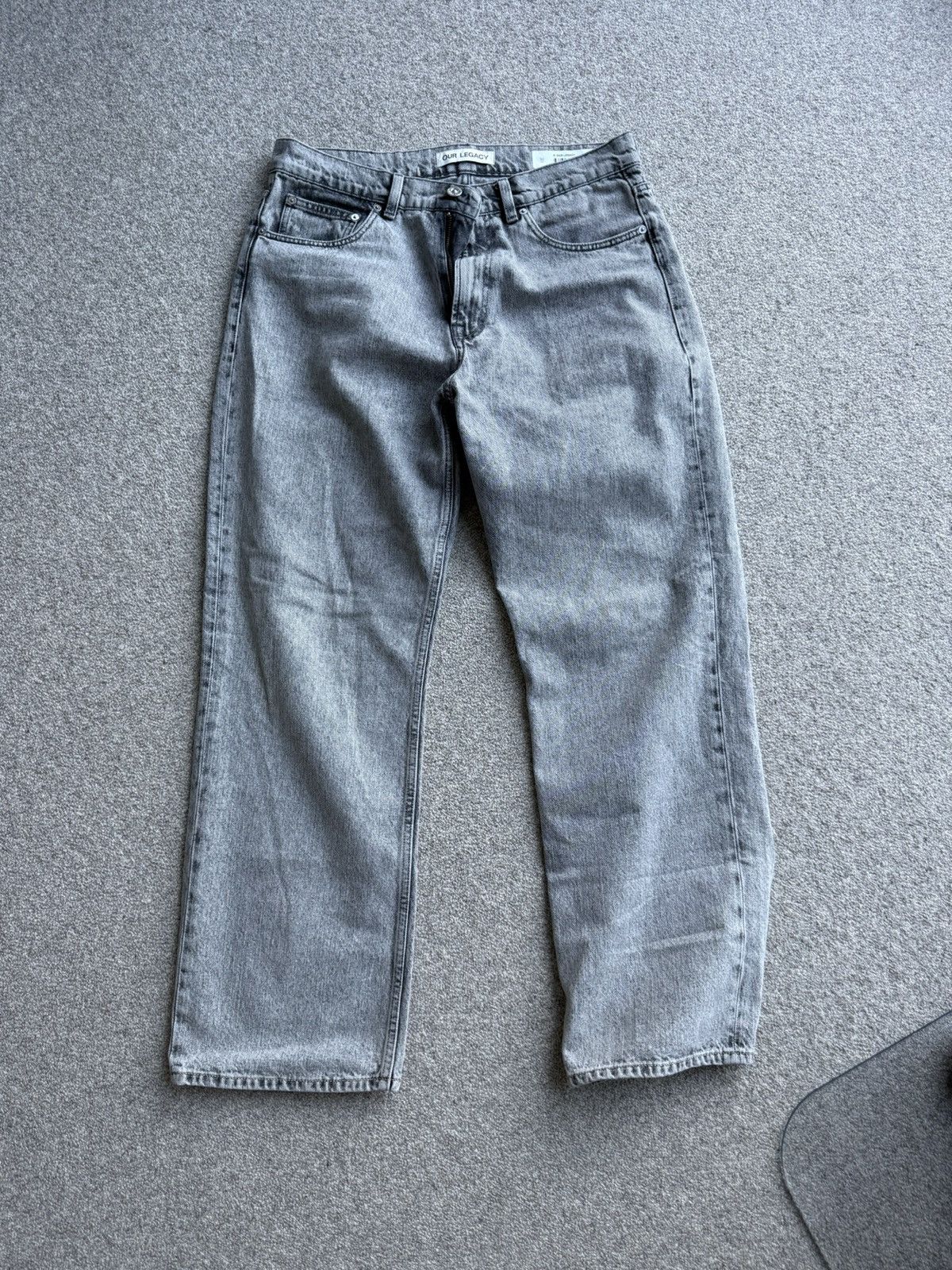 Our Legacy Our Legacy Third Cut Concrete Chain Twill | Grailed