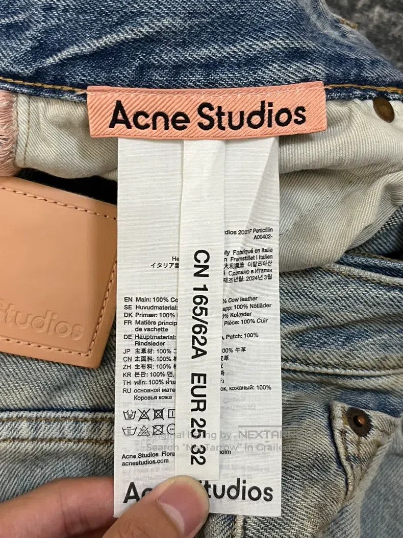Acne Studios Acne Studios Ripped effect details cotton denim jeans Size 42" / US 20 - 5 Thumbnail