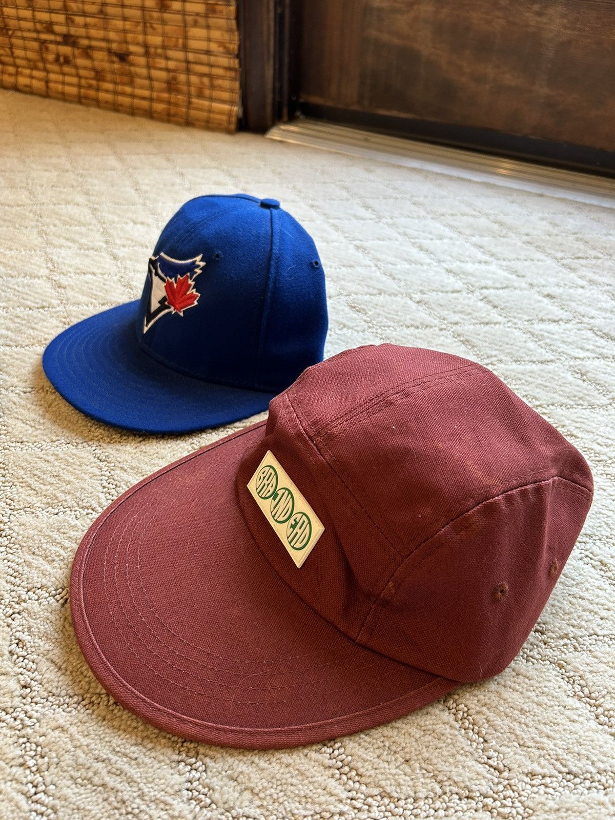 Brain Dead Braindead Extended Brim Hat - Red Size ONE SIZE - 4 Thumbnail