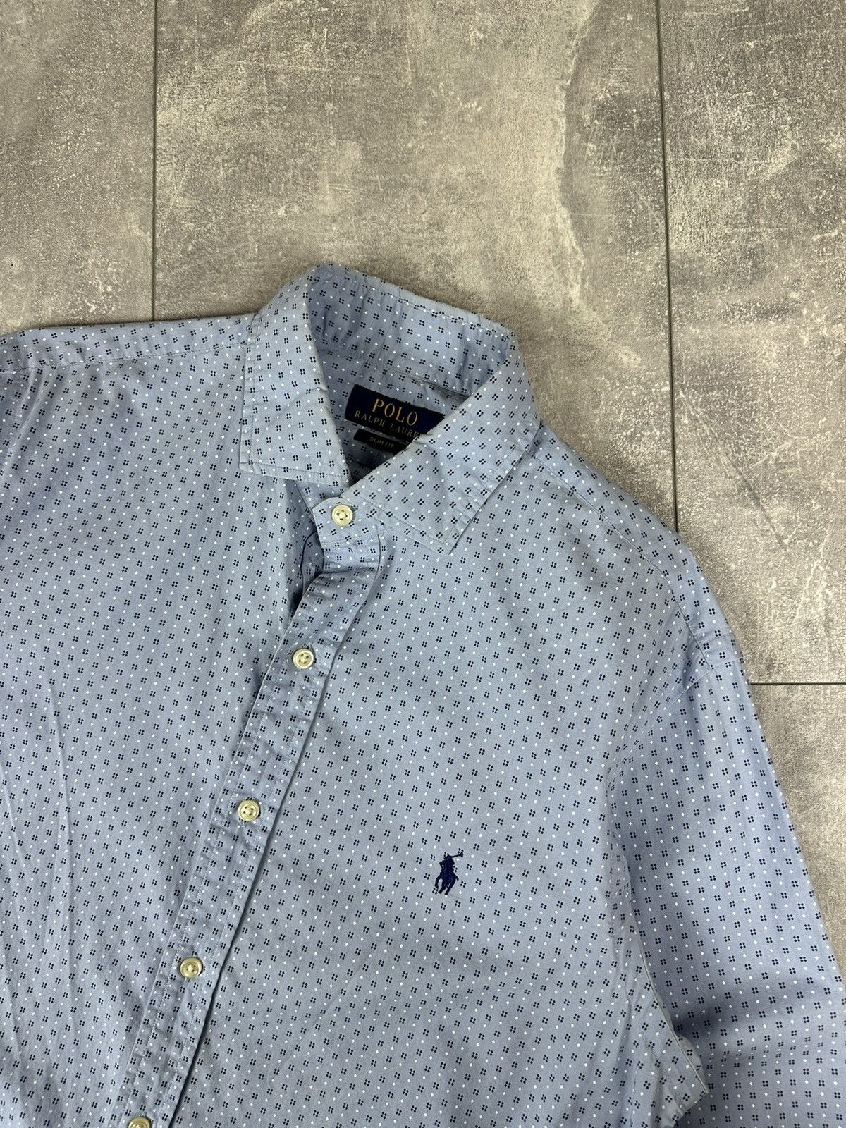 Polo Ralph Lauren Polo Rlaph Lauren Mens Blue Shirt Button Up Size US M / EU 48-50 / 2 - 7 Thumbnail