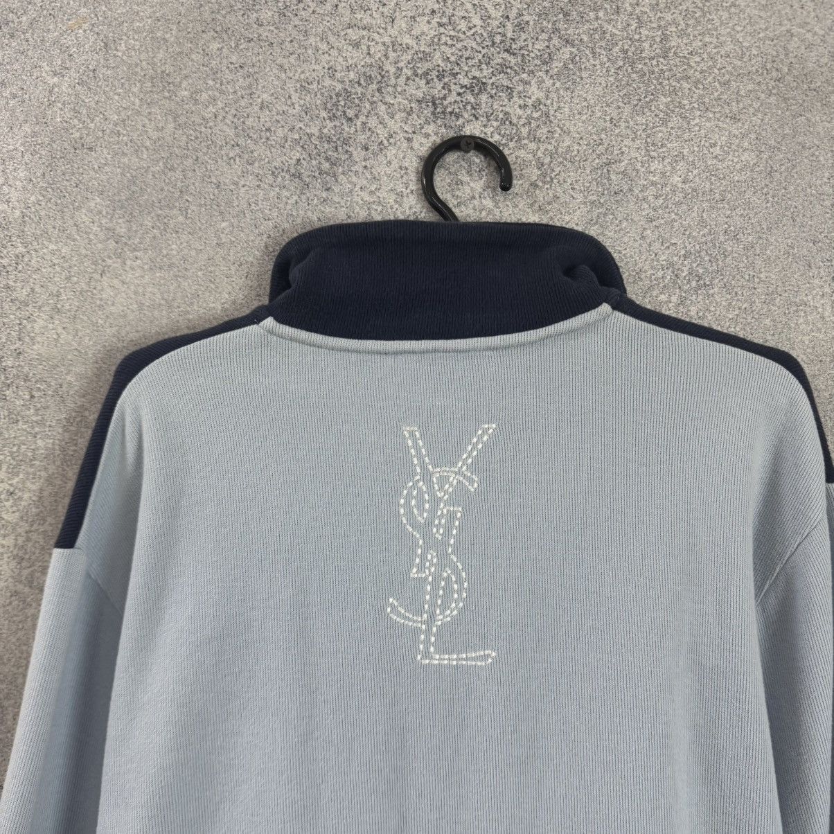 Yves Saint Laurent Vintage Yves Saint Lauren Zip Up Hoodie YSL Size US L / EU 52-54 / 3 - 11 Thumbnail