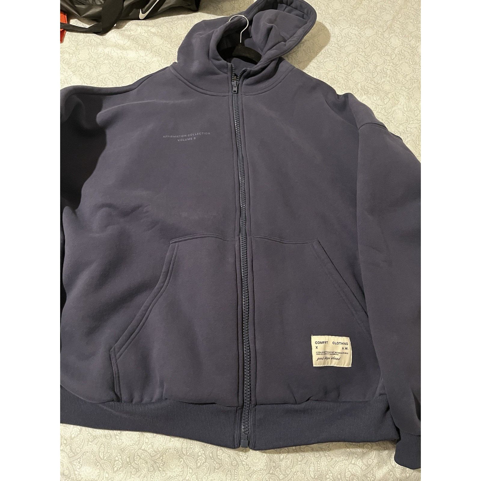 Other Comfrt Clothing 2XL Hoodie Affirmation Vol 9 Navy Oversized Size US XXL / EU 58 / 5 - 3 Thumbnail