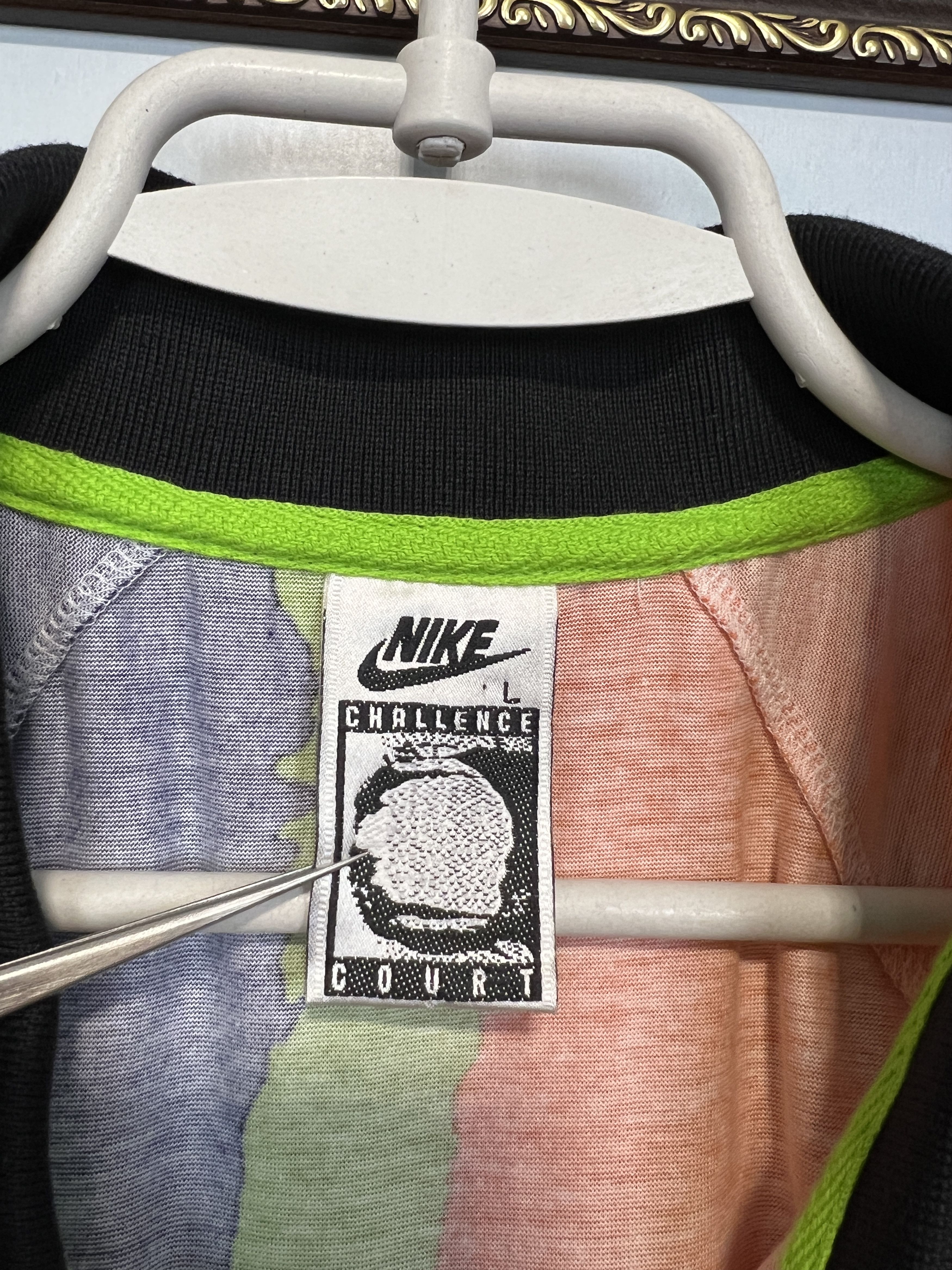Nike Nike Challenge Court Andre Agassi Polo Shirt Tennis Jersey Size US L / EU 52-54 / 3 - 6 Thumbnail