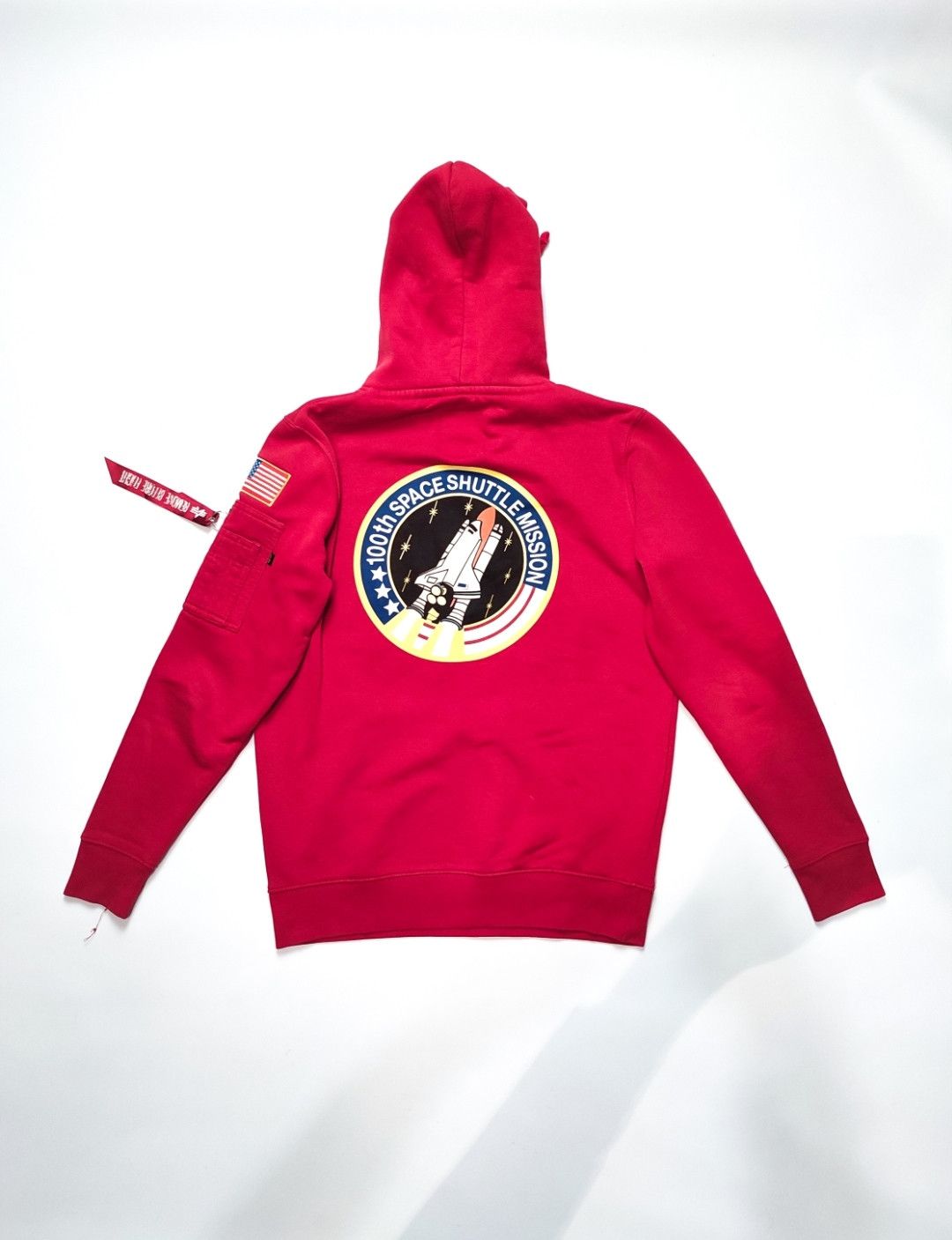 Alpha industries hoodie nasa hot sale