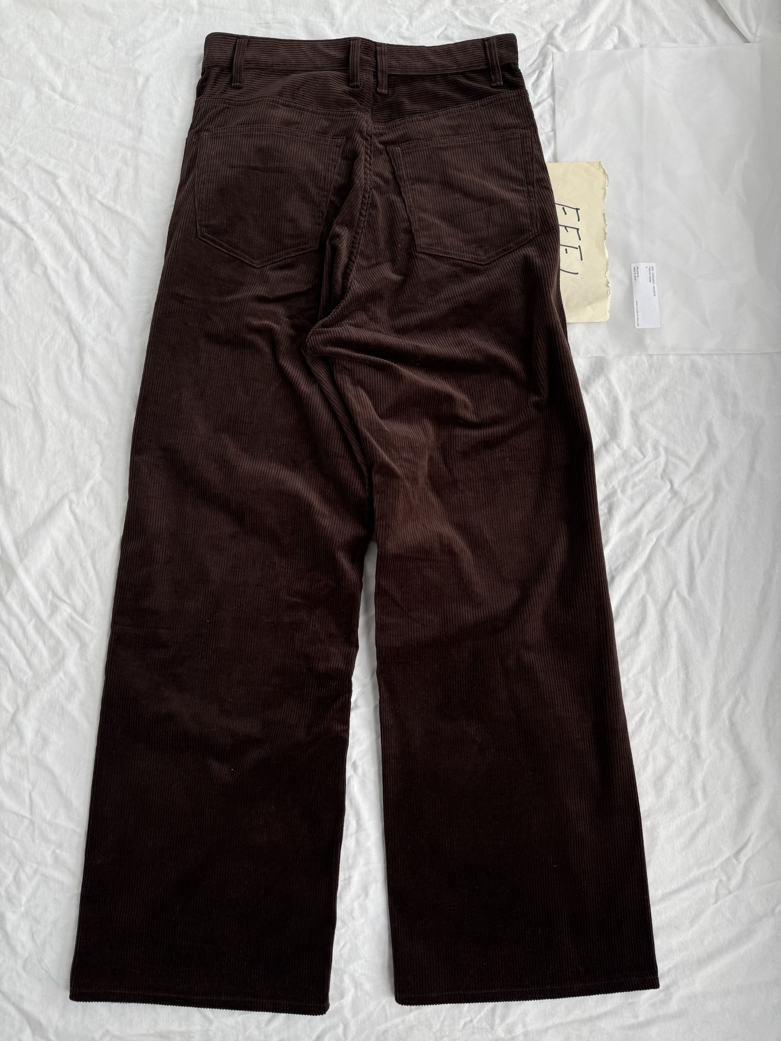 Vuja De VUJADE JUDE CORDUROY TROUSERS IN TOBACCO BROWN Size US 32 / EU 48 - 2 Thumbnail