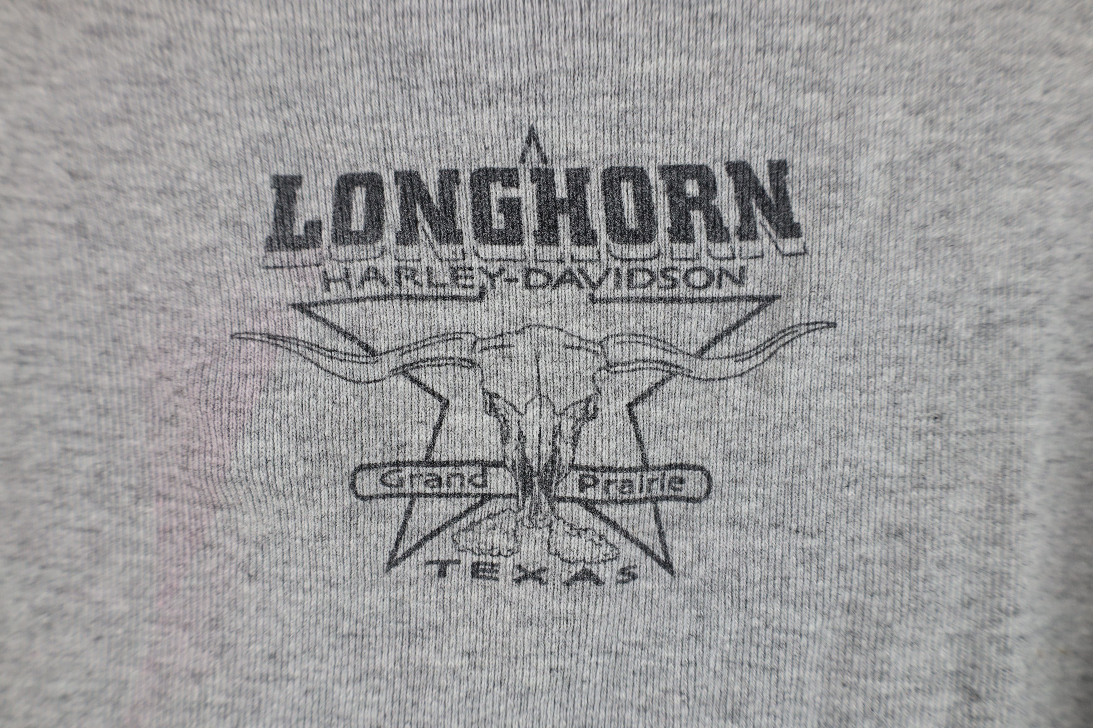 Harley Davidson Vintage Y2K 2002 Harley Davidson Cropped T-Shirt Gray USA Size M / US 6-8 / IT 42-44 - 10 Thumbnail