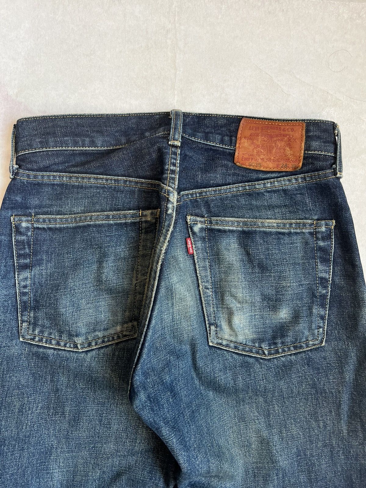 Levi's Vtg Levis 503B Big E Selvedge Denim Fly Button Size US 28 / EU 44 - 14 Thumbnail