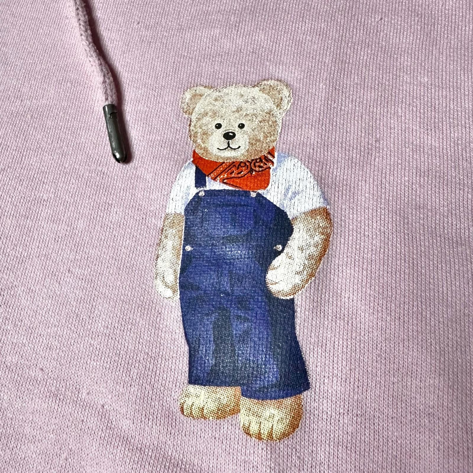 Designer NWT Navy Yard Pink Teddy Bear Pullover Hoodie Men’s M Size US M / EU 48-50 / 2 - 3 Thumbnail