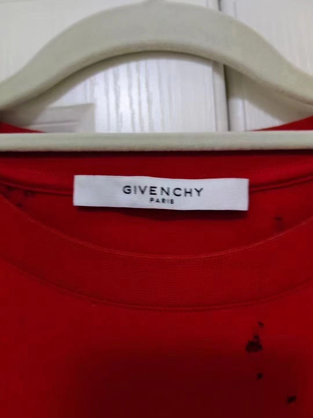 Givenchy GIVENCHY DISTRESSED LOGO TEE Size US M / EU 48-50 / 2 - 2 Thumbnail