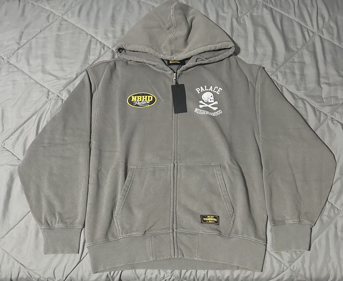 トップス PALACE NEIGHBORHOOD SKULL ZIP HOOD NAVY Palace x Neighborhood Skull Zip Hood Navy Men's - FW25 - US