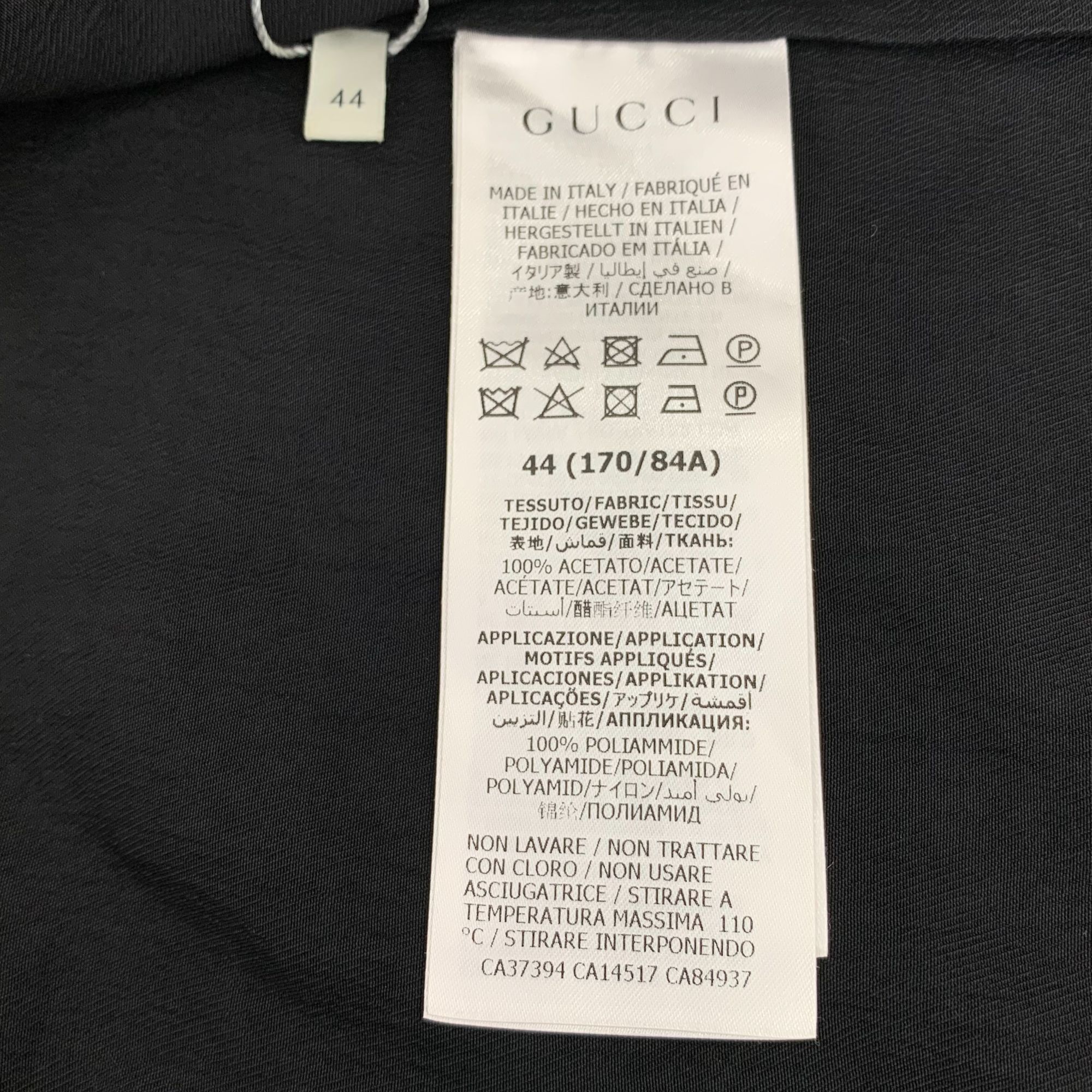 Gucci Gucci Black Button-Down Shirt With Iconic Web Stripe Trim Size US XS / EU 42 / 0 - 8 Thumbnail