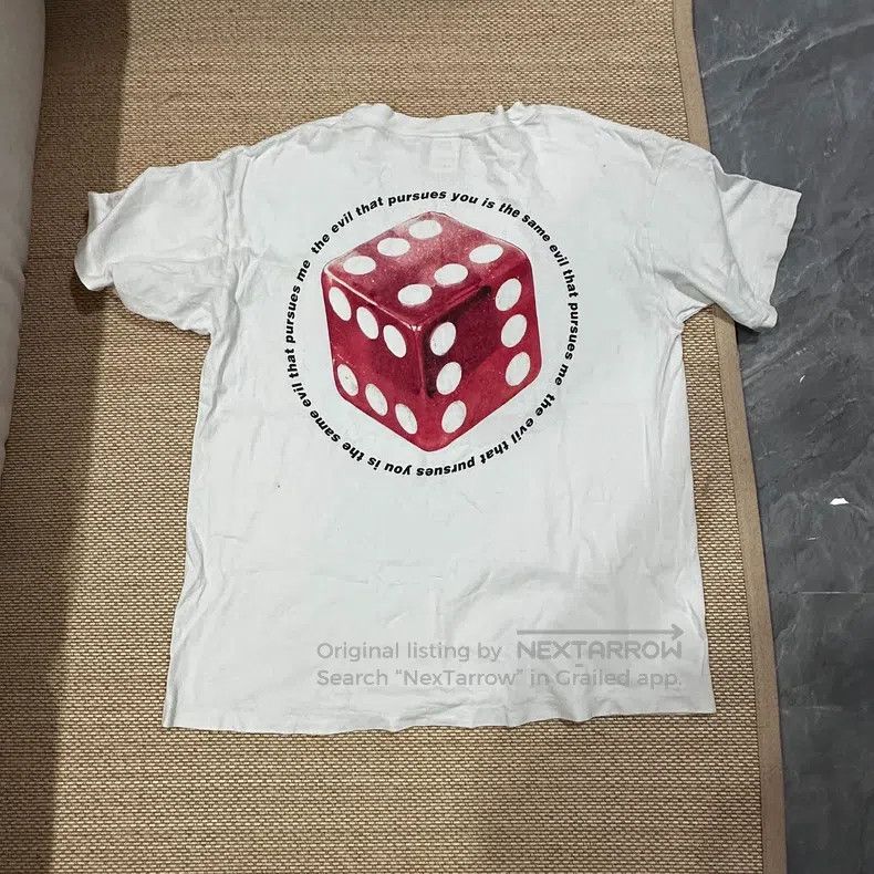 Saint Michael Saint Michael White and red dice washed white short sleeve Size US L / EU 52-54 / 3 - 2 Thumbnail