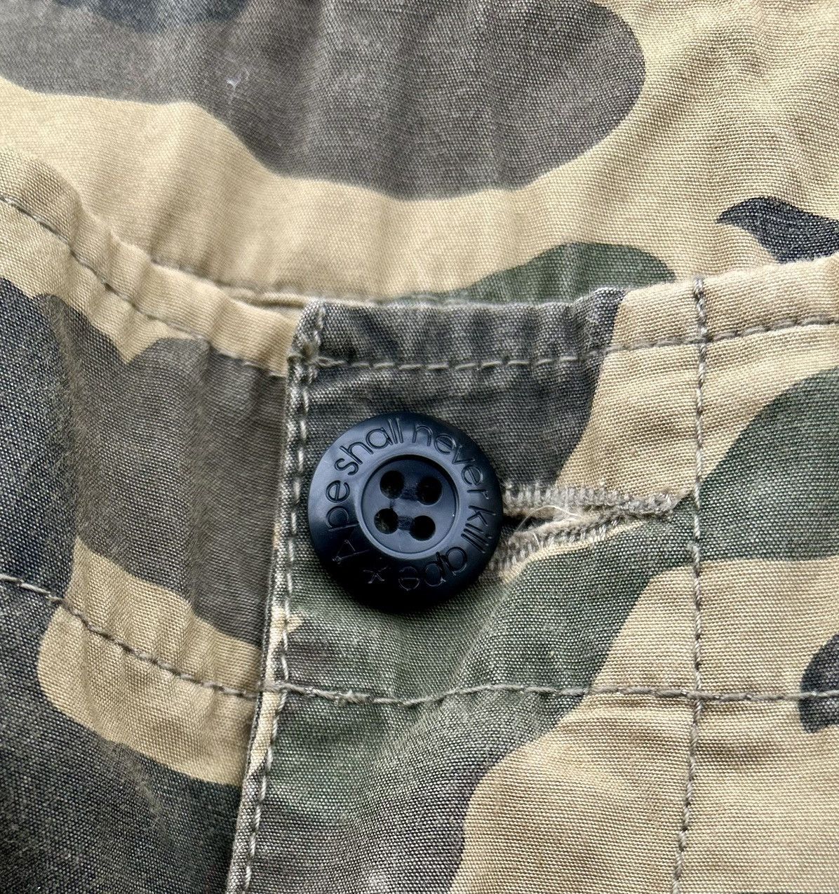 Bape CRAZY RARE BAPE NIGO FIRST CAMO CROPPED PANTS Size US 32 / EU 48 - 9 Thumbnail