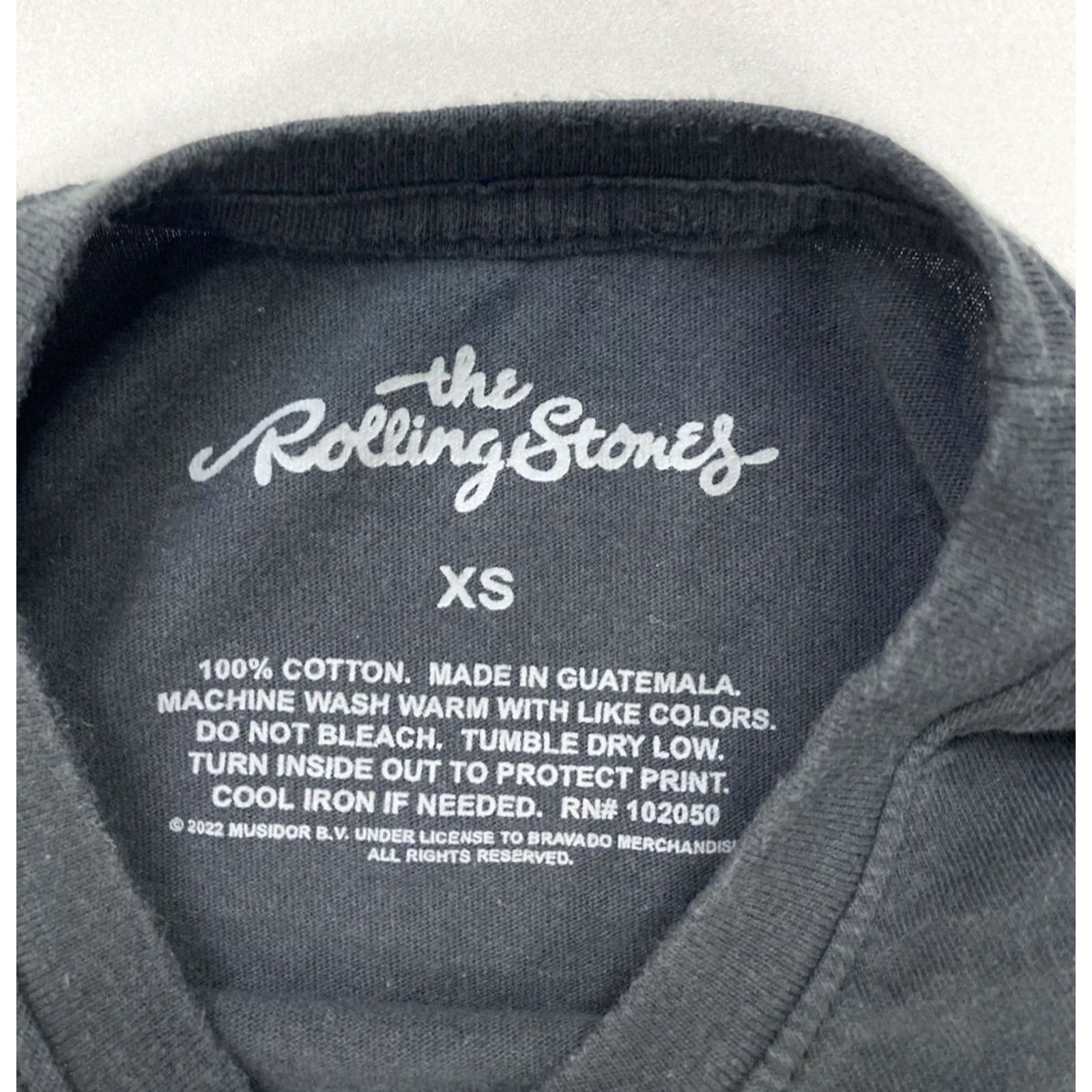 Etro VINTAGE The Rolling Stones T-Shirt Women XS Black Retro Music Shirt | XS | Black | Women | The Rolling Stones | T-Shirt | Short Sleeve | Crew Neck Size XS / US 0-2 / IT 36-38 - 4 Thumbnail