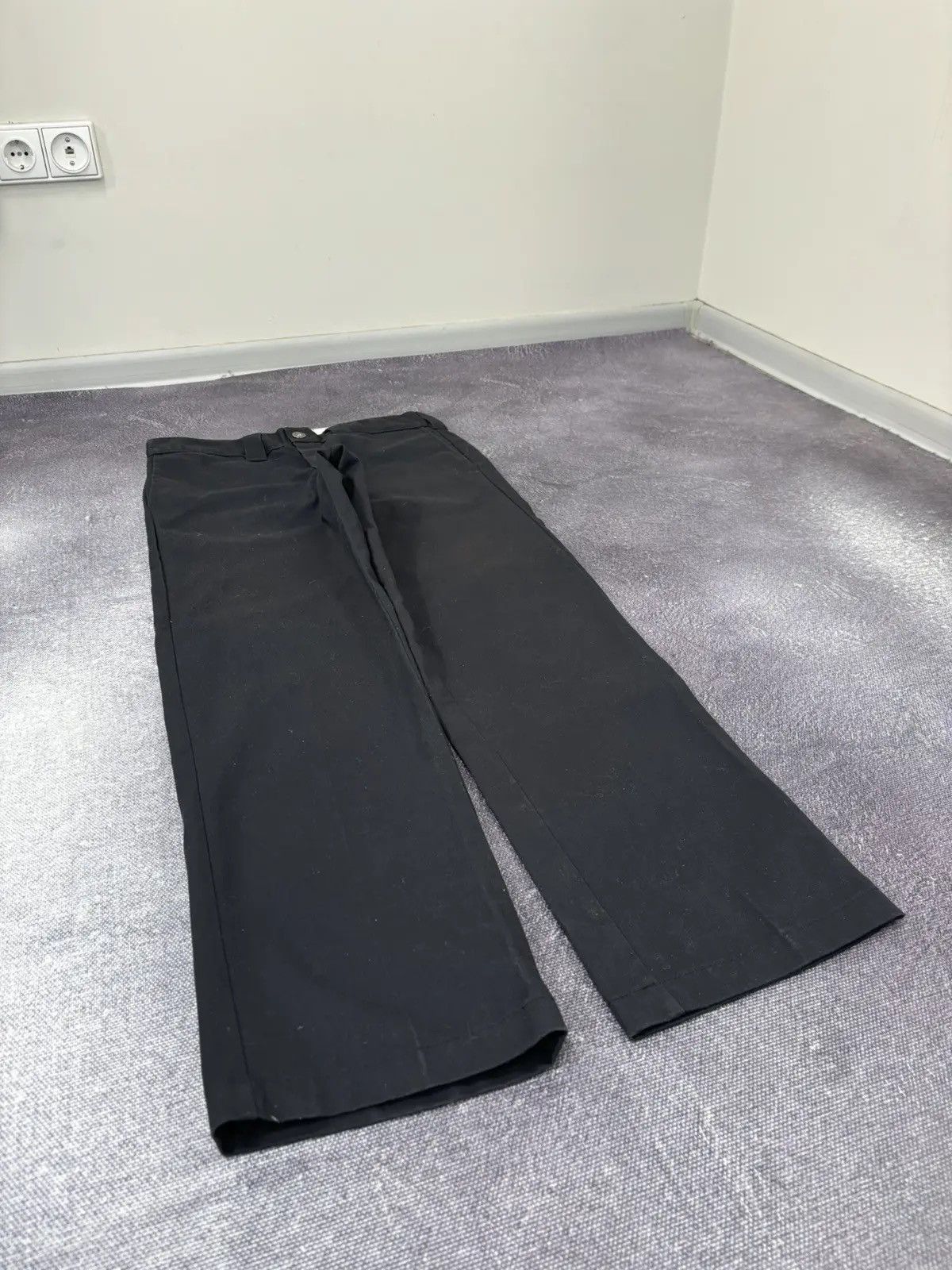 Dickies × Vintage Vintage Dickies 874 Slim Straight Black Skate Chino Pants Size US 32 / EU 48 - 6 Thumbnail