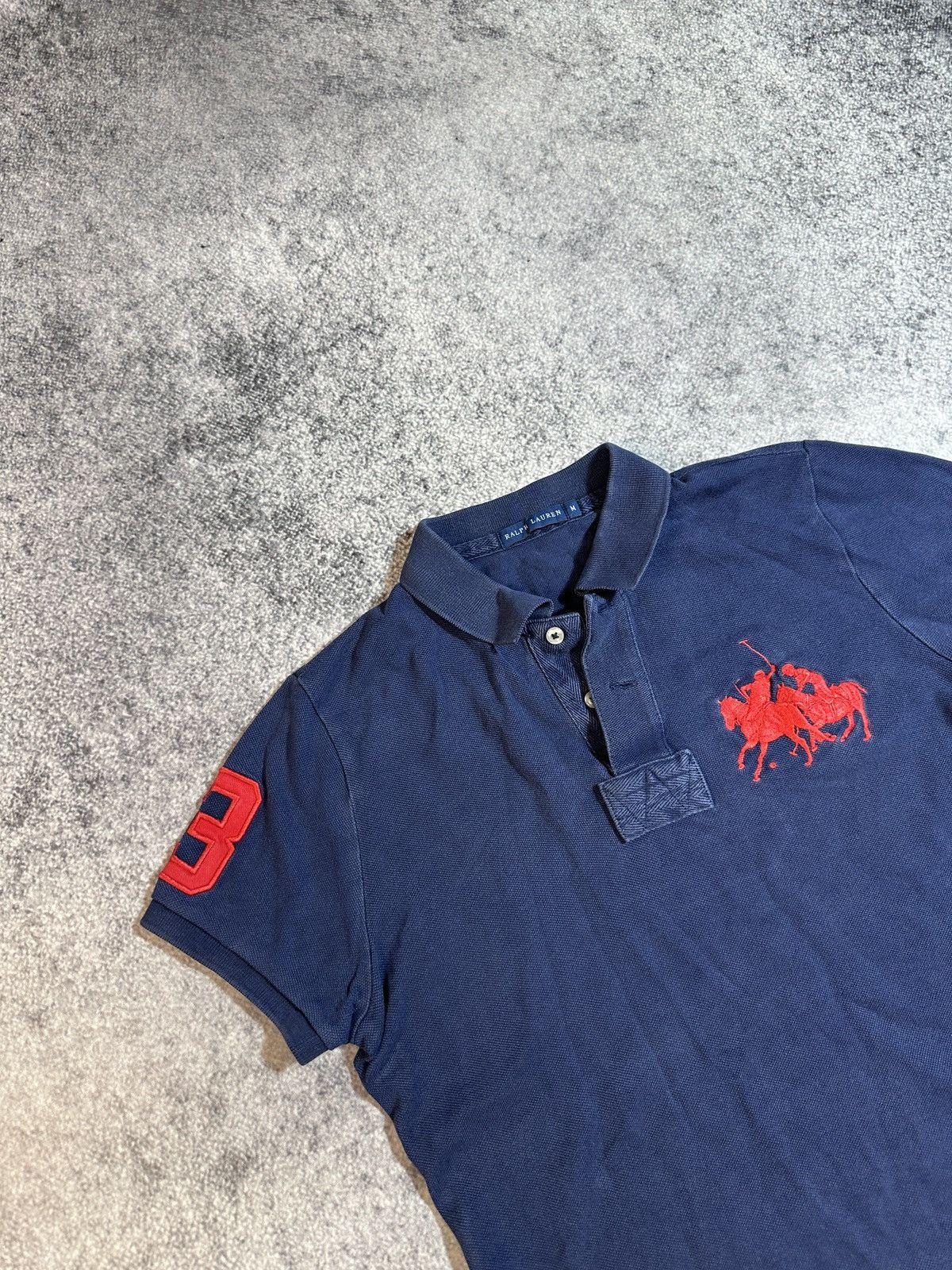 Polo Ralph Lauren × Vintage Vintage Polo Ralph Lauren 3 Logo Polos Streetwear VTg Rare M Size M / US 6-8 / IT 42-44 - 2 Thumbnail