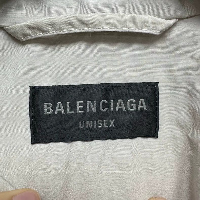 Balenciaga Balenciaga Solid lapel zip boomerang embroidered jacket ass Size US M / EU 48-50 / 2 - 3 Thumbnail