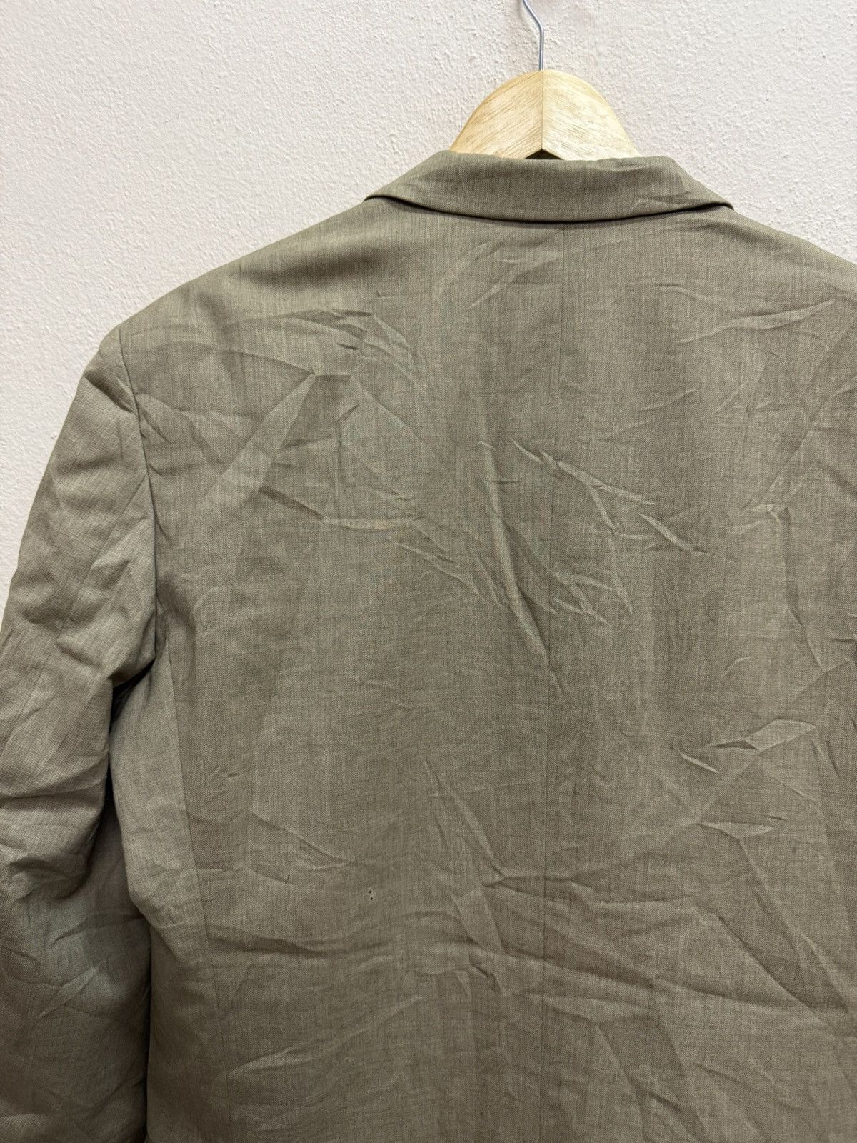 Issey Miyake Issey Miyake Men Beige Blazer Size 40S - 17 Thumbnail