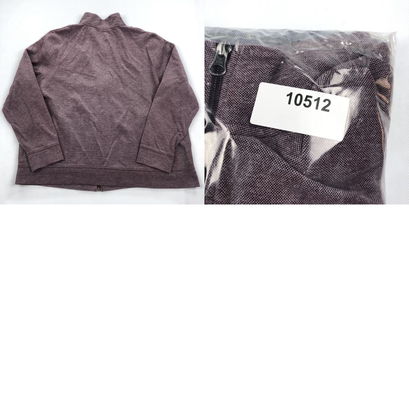 Vintage L.L.Bean Mens XL Regular Full Zip Fleece Jacket Burgundy Heather Size US XL / EU 56 / 4 - 8 Thumbnail