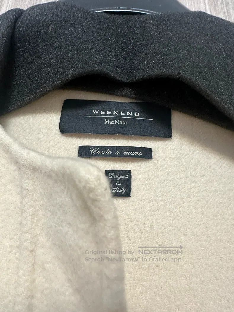 Other Max Mara Round Neck Coat - Beige Size S / US 4 / IT 40 - 2 Thumbnail