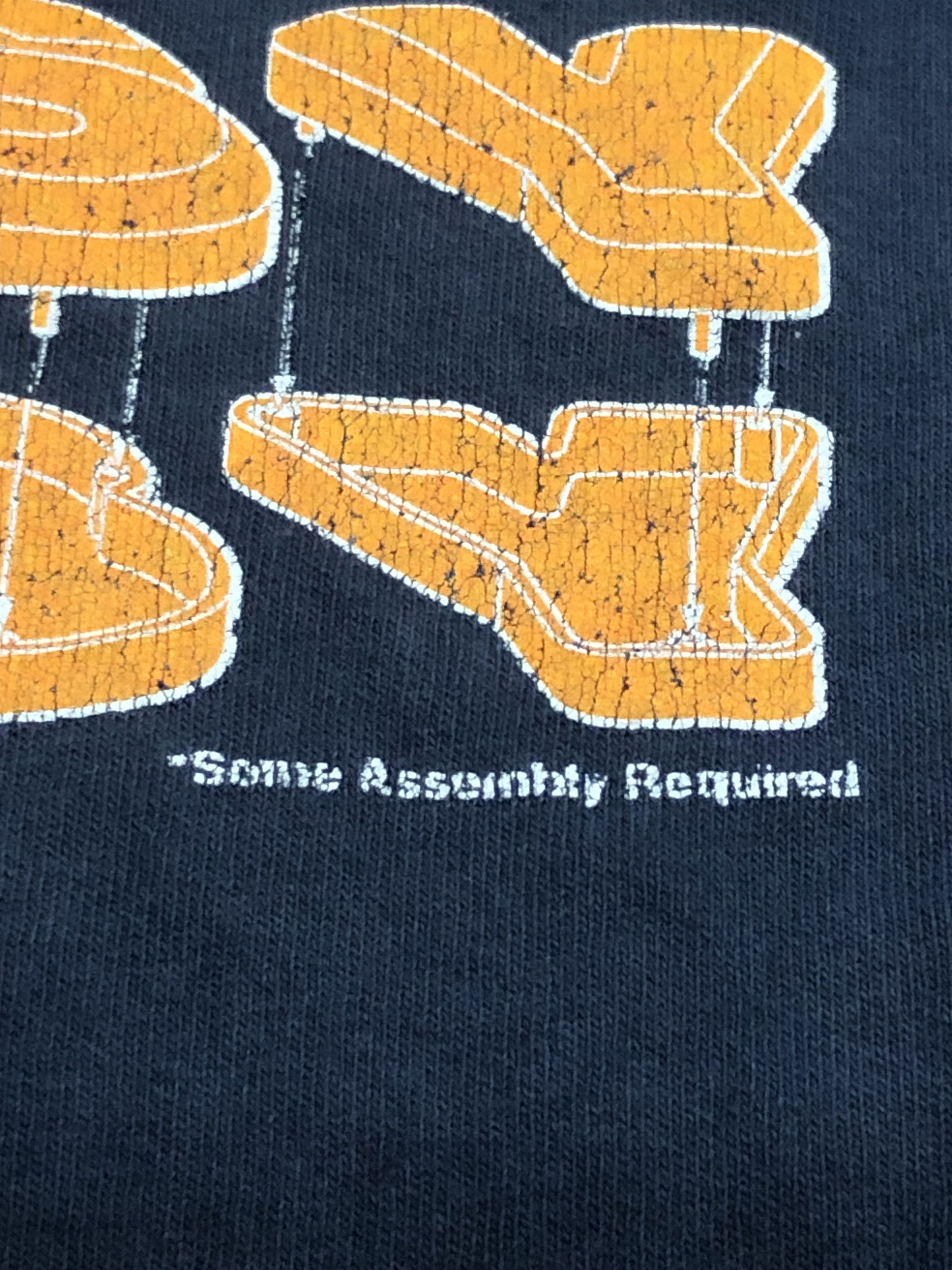 Stussy × Vintage Vintage Worn 90s Stussy Some Assembly Required Tees Size US XL / EU 56 / 4 - 5 Thumbnail
