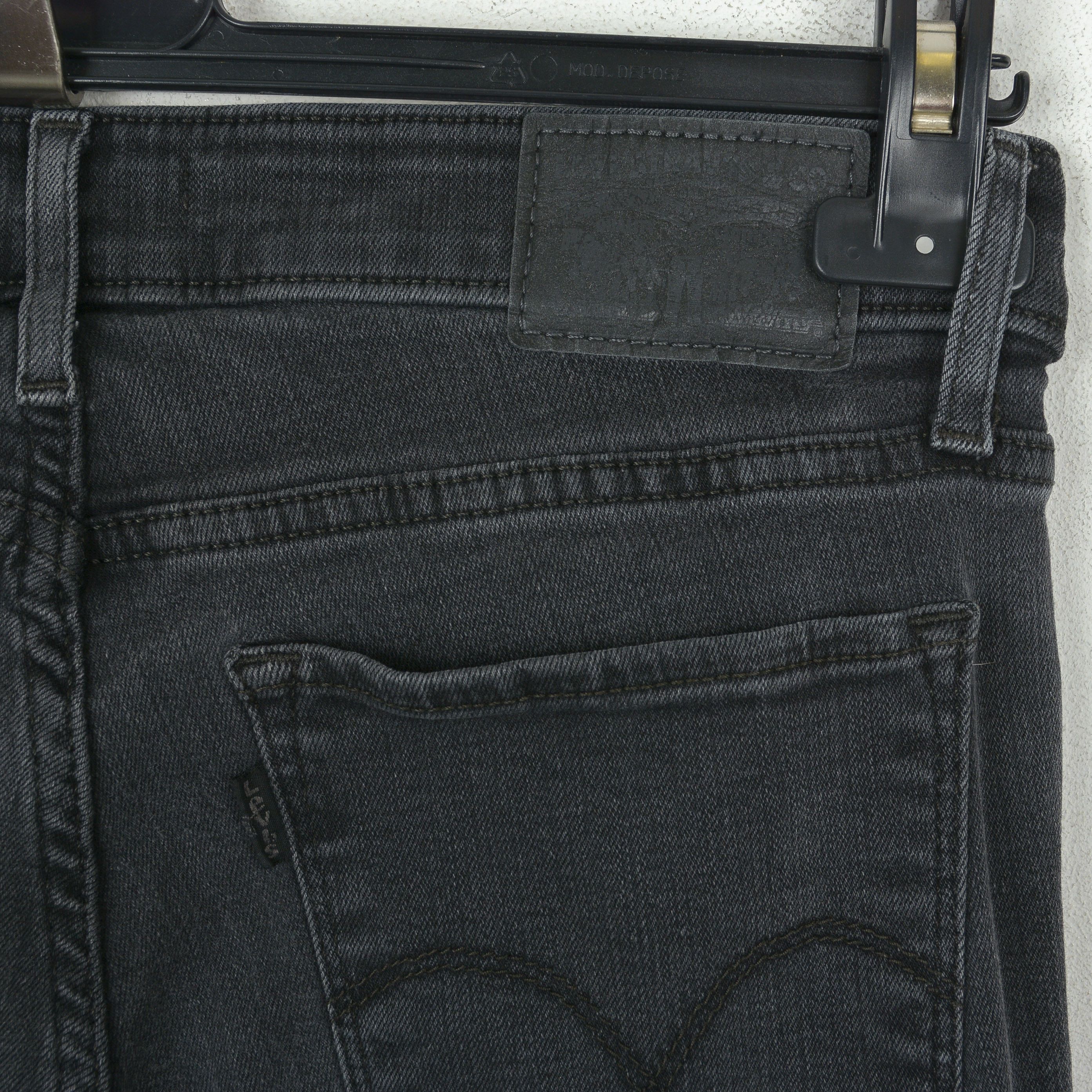 Levi's 712 Slim W29 L34 Denim Jeans Skinny Trousers Pants Tapered Size 29" - 6 Thumbnail