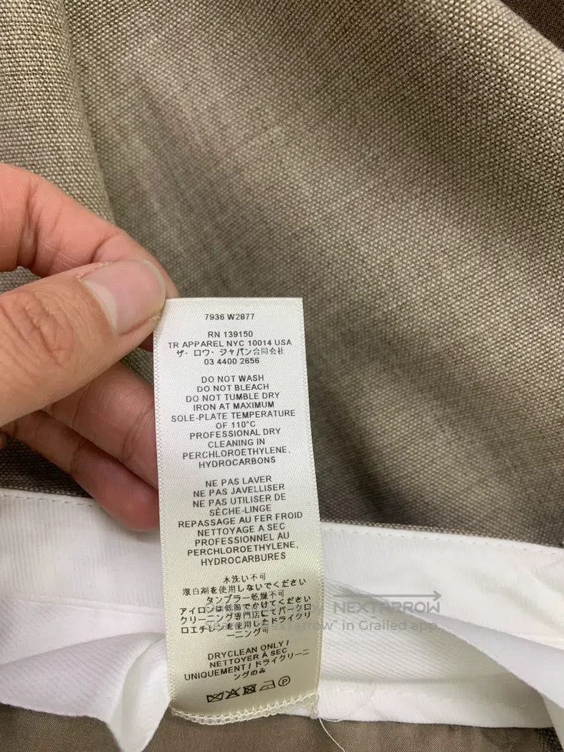 The Row The row size 0 Brown suit pants Size 22" - 6 Thumbnail