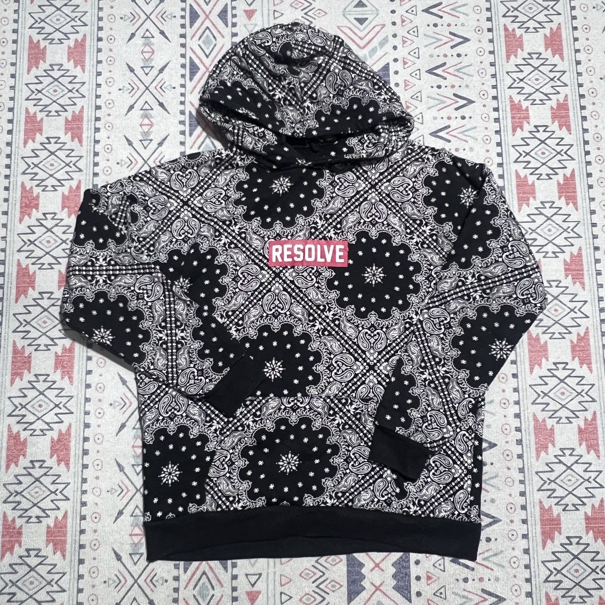 Designer Paisley Hoodie Size US M / EU 48-50 / 2 - 2 Thumbnail