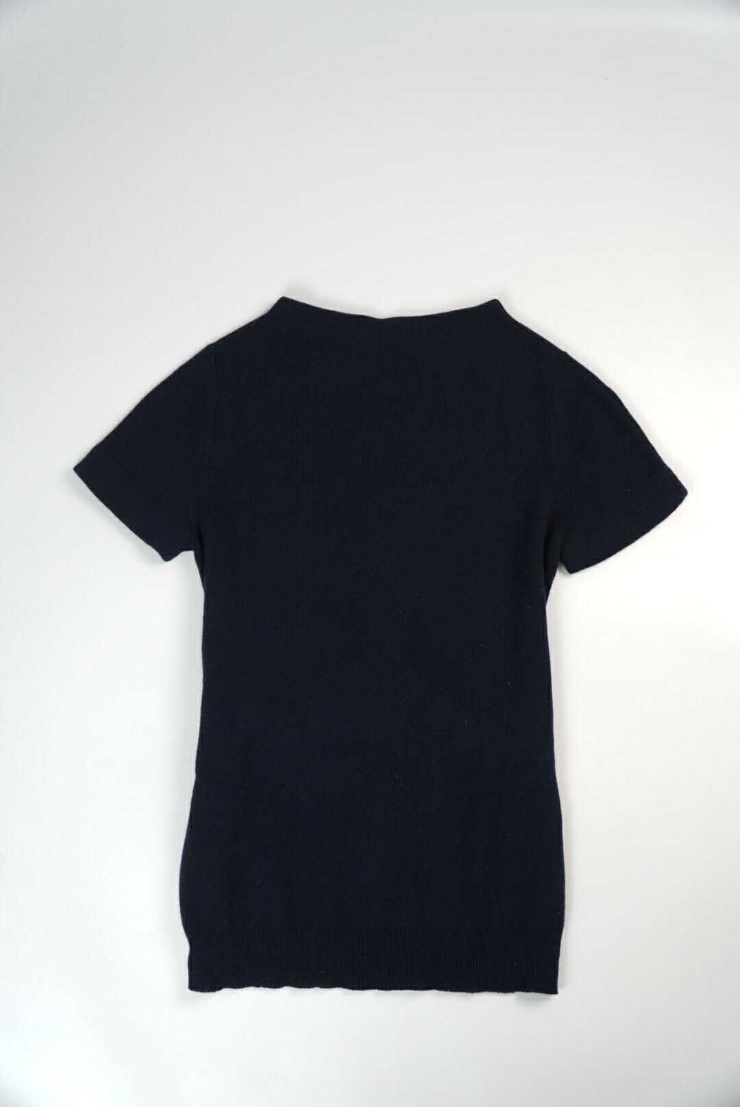Louis Vuitton Knit Short Sleeve Charm Design Ribbon Cashmere