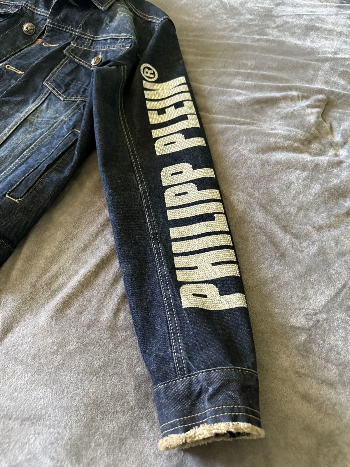 Philipp Plein Philipp Plein Denim Jacket Size US L / EU 52-54 / 3 - 3 Thumbnail