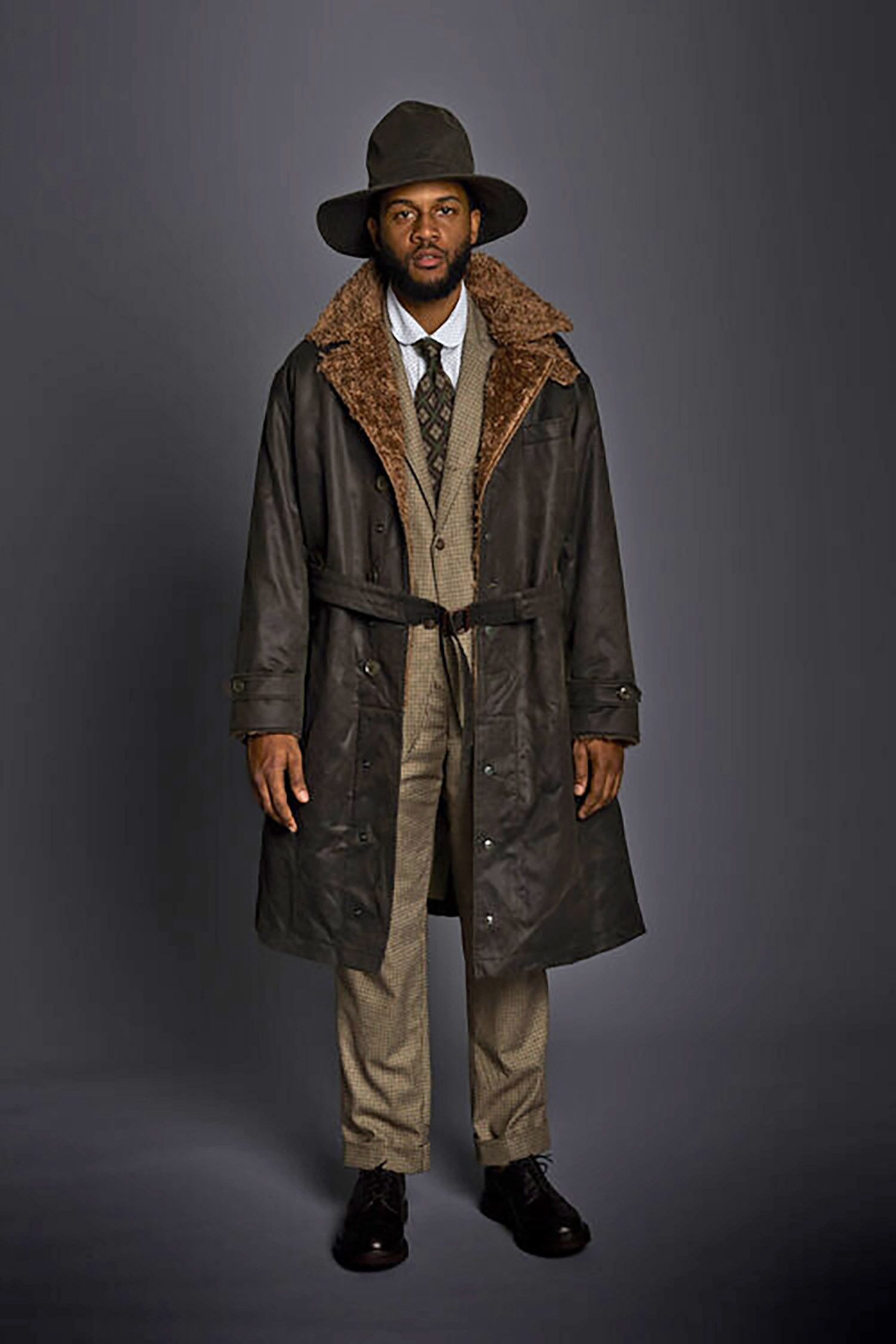 Engineered Garments Storm Coat-Coated Twill-Dk.Olive Size US M / EU 48-50 / 2 - 5 Thumbnail