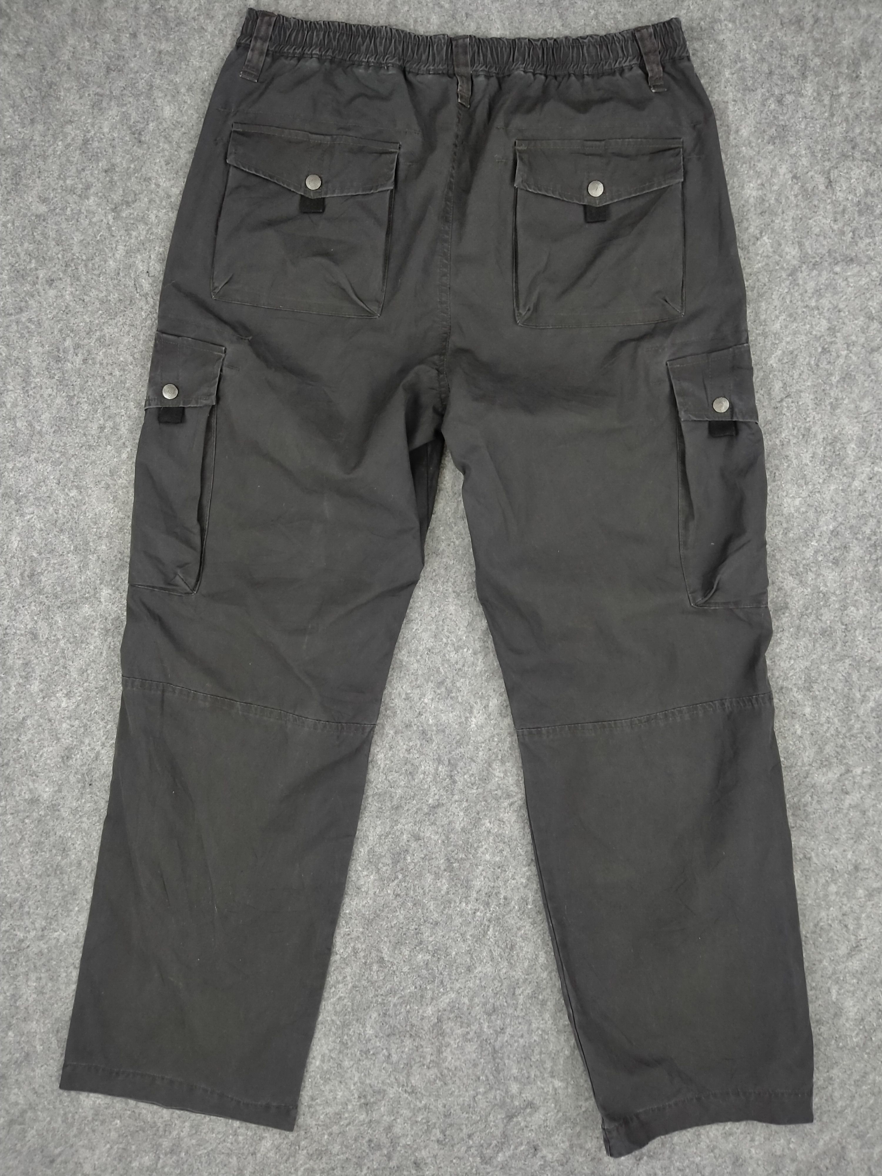 Japanese Brand Vache Japanese Brand Elastic Cargo Multi Pocket Pants -CP133 Size US 33 - 2 Thumbnail